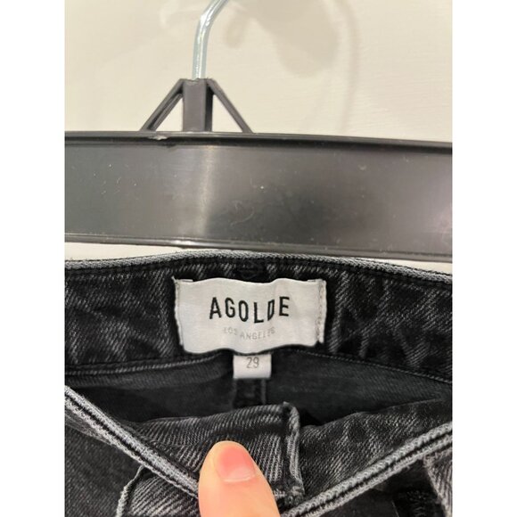 Agolde Vintage High Rise Bootcut in Technique Black Size 29 - Picture 5 of 13